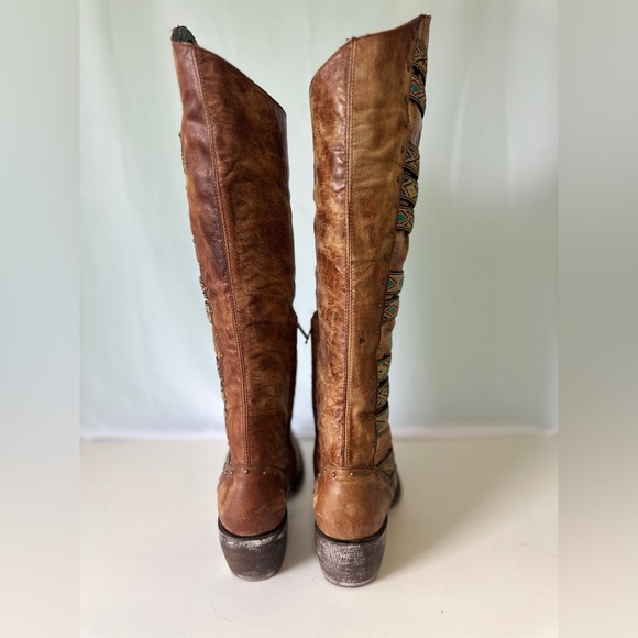 Old Gringo Brown Leather Elina Ganado Boots | W's Size 8 - Picture 6 of 8